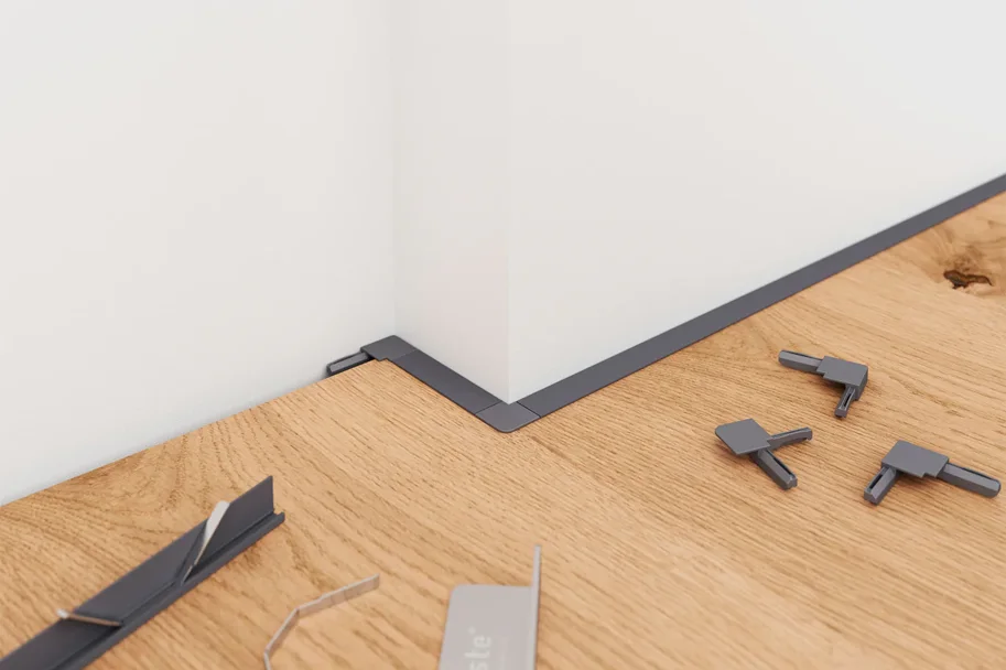 Minileiste I-CORNER für AL16X5, Anthrazit RAL 7016
