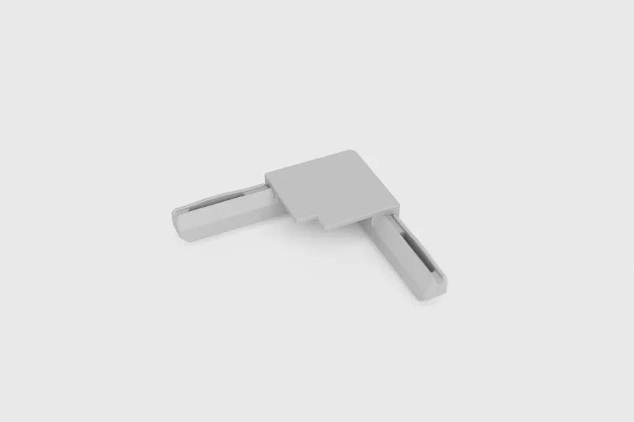 Minileiste I-CORNER für AL16X5, Silber EV16