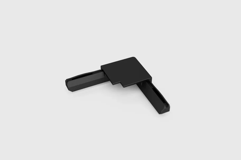 Minileiste I-CORNER für AL16X5, Schwarz C35