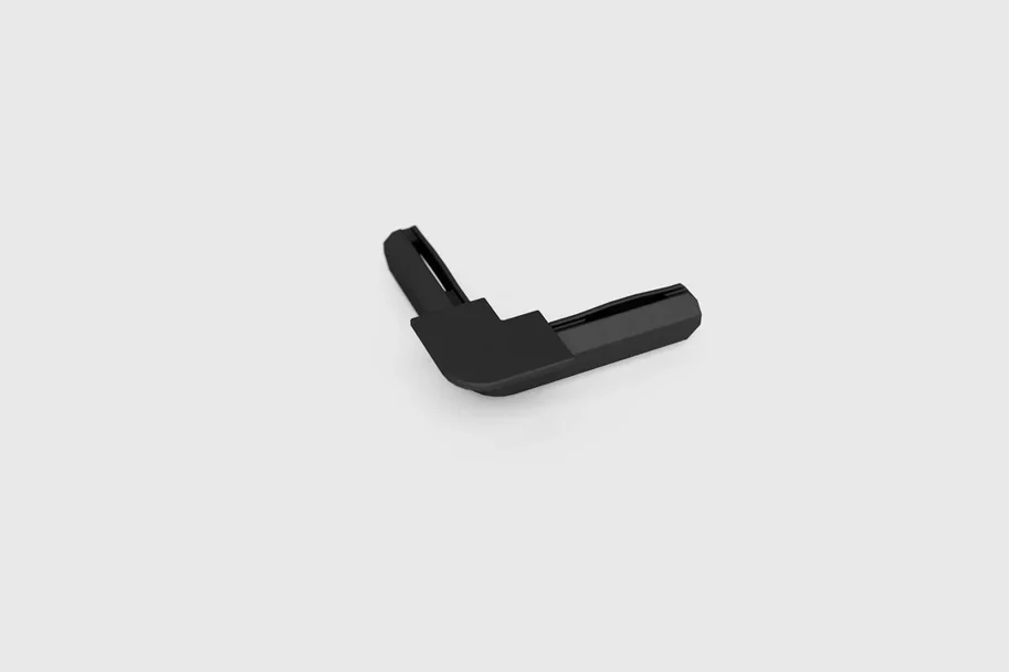 Minileiste O-CORNER für AL10X5, Schwarz C35