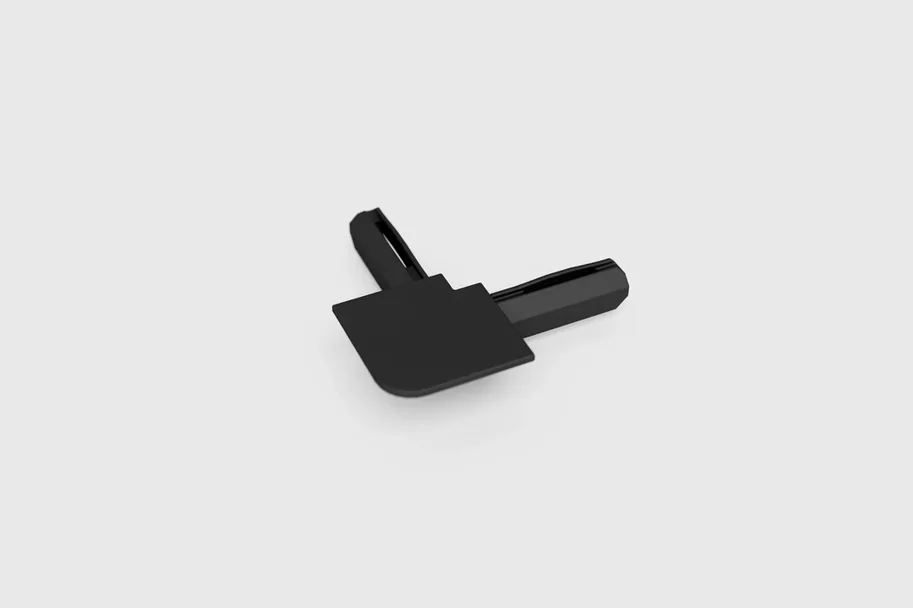 Minileiste O-CORNER für AL16X5, Schwarz C35