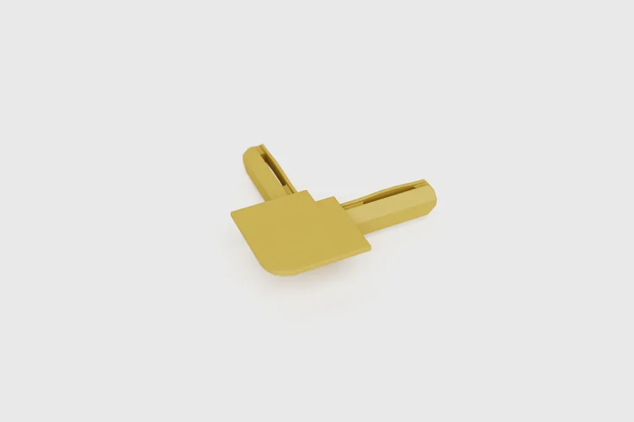 Minileiste O-CORNER für AL16X5, Gold EV3