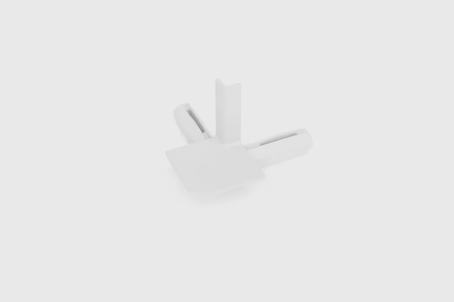 Minileiste O-CORNER für SL16X5, Weiss RAL 9016
