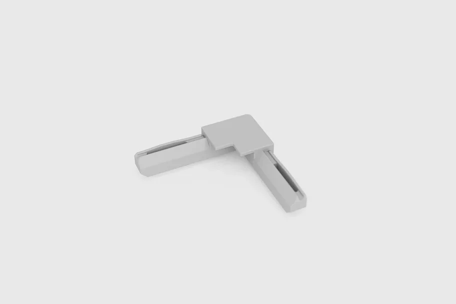 Minileiste I-CORNER für AL10X5, Silber EV1