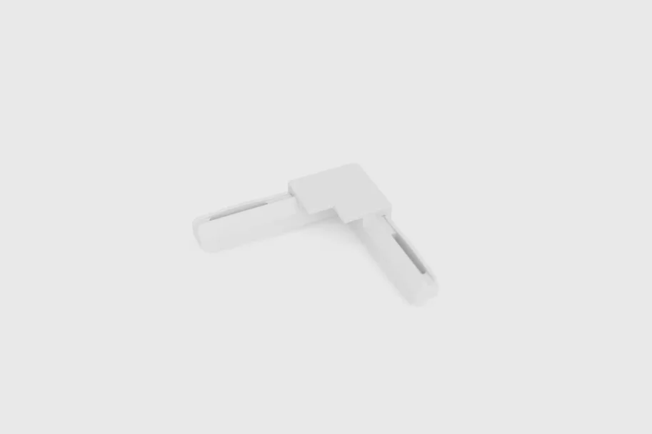 Minileiste I-CORNER für AL10X5, Weiss RAL 9016