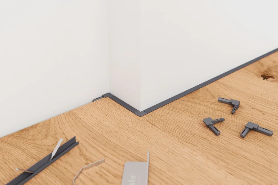 Minileiste I-CORNER für AL10X5, Anthrazit RAL 7016